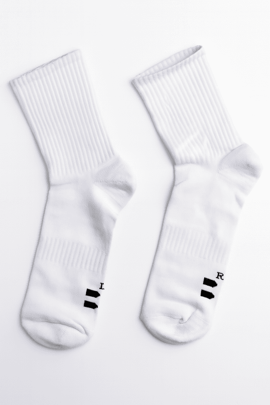 Long White Socks 3 Pcs