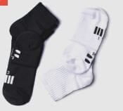Kids Black & White Medium socks Offer 2 Packs of 3 Pcs